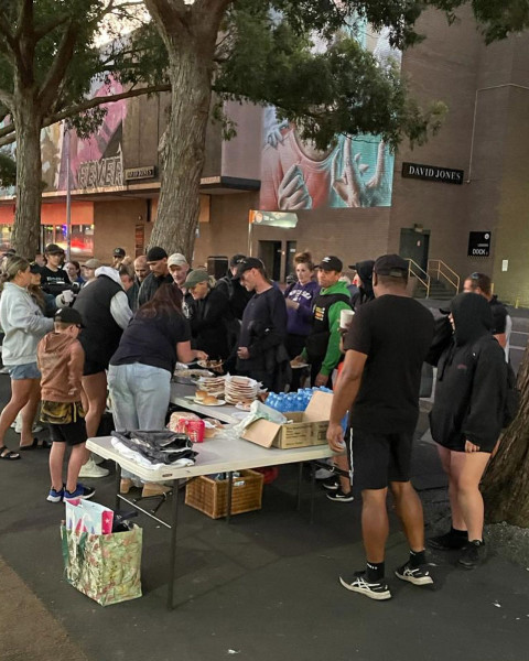 SWAG Illawarra feeding homeless